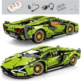 ETB BlocksÂ® Technic Super racer 1254 stukjes! -  RC Race Auto - bestuurbare - Compatibel met grote merken