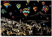 Scratch painting- Cappadocia- 405x285 mm- complete set