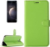 Voor Huawei Honor Magic Litchi Texture Horizontale Flip Leren Case met Houder & Kaartsleuven & Portemonnee (Groen)