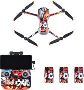 STARTRC-drone + afstandsbediening + batterijbeschermende PVC-sticker voor DJI Air 2S (geanimeerde graffiti)