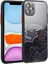 Inktschilderstijl TPU-beschermhoes voor iPhone 11 (inktzwart)