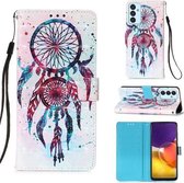 Voor Samsung Galaxy A82 5G 3D Schilderen Horizontale Flip Leren Case met Houder & Kaartsleuf & Portemonnee & Lanyard (Windgong)