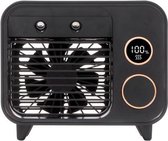 F853 Desktop-luchtbevochtigingsspray Mini-airconditioningventilator (zwart)
