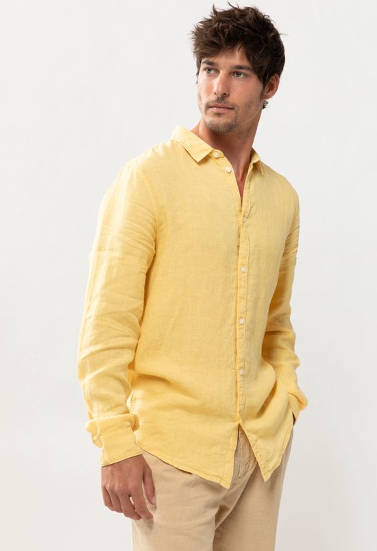 Sissy-Boy - Geel linnen overhemd | bol.com