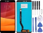 Lcd-scherm en digitizer volledige montage voor Lenovo K5 K350T (zwart)