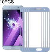 10 PCS Front Screen Outer Glass Lens voor Samsung Galaxy A3 (2017) / A320 (blauw)