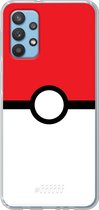 6F hoesje - geschikt voor Samsung Galaxy A32 4G -  Transparant TPU Case - Pokeball #ffffff