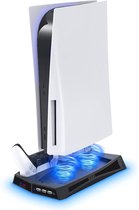 PS5 Oplaadstation - PS5 Dock - PS5 Standaard - Ps5 Controller oplader - Playstation 5 Dockingstation - PS5 Consolestand - PS5 stand - Hardware en Digital - PS5 accessoires - Playst