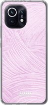 6F hoesje - geschikt voor Xiaomi Mi 11 -  Transparant TPU Case - Pink Slink #ffffff