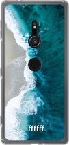 6F hoesje - geschikt voor Sony Xperia XZ2 -  Transparant TPU Case - Beach all Day #ffffff