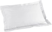 Livetti | Oxford Kussensloop | 1 STK |  50x70 cm  |  %100 Katoen | 57 Threads | Wit