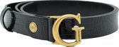 Guess Raffie dames riem - Zwart - Maat S