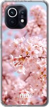 6F hoesje - geschikt voor Xiaomi Mi 11 -  Transparant TPU Case - Cherry Blossom #ffffff
