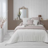 Livetti | Pad Bed Sprei | Pad Bed Spread | 220x240 cm | Pompon Corners | Natural