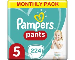 Pampers Baby Dry Nappy Pants Maat 5 - 224 luierbroekjes Maandbox XL