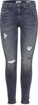 Only ONLKENDELL LIFE REG SK AKZIP CRE1885 Grey Denim Dames Jeans - Maat 29 X L32