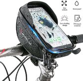 Motorfiets Fiets Mobiele Telefoon Houder Case Bag Mount Voor Stuur tas Waterdicht