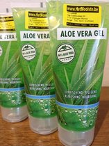 aloe vera gel - 96 %  aloe vera - 200 ml - verzorgd de huid-zeer zacht - hydrateert - voor een zachte body