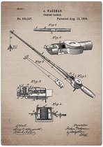 Spreukenbordje: Patent Vislijn uit 1884! | Houten Tekstbord