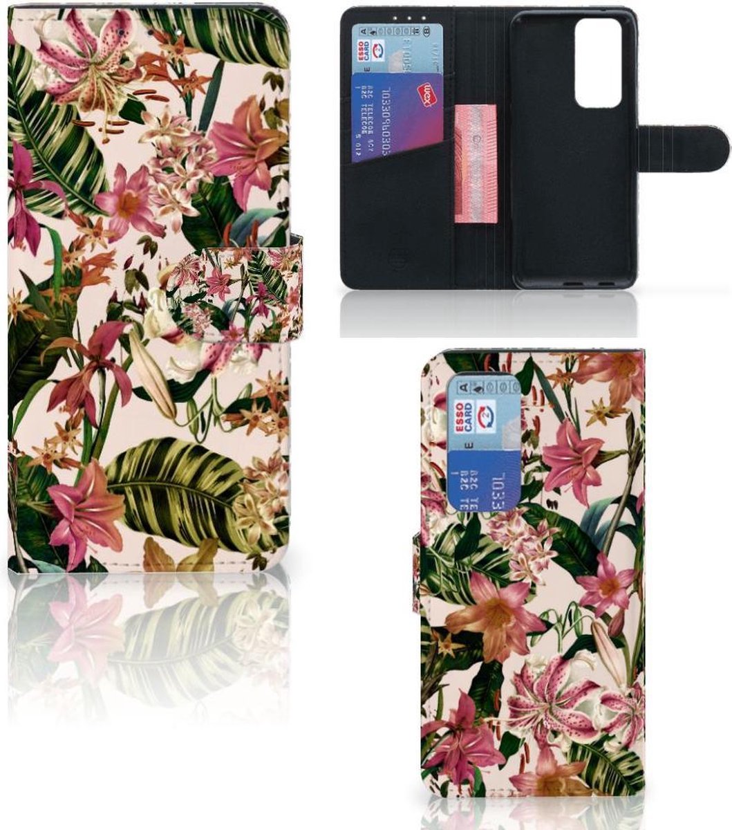 OPPO Find X3 Neo 5G Hoesje Flowers