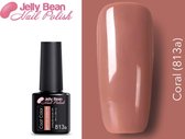 Jelly Bean Nail Polish Gel Nagellak SALE - Gellak - Coral (813a) - UV Nagellak 8ml