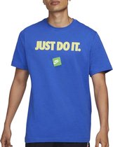 Nike T-shirt - Mannen - Blauw/Geel/Groen
