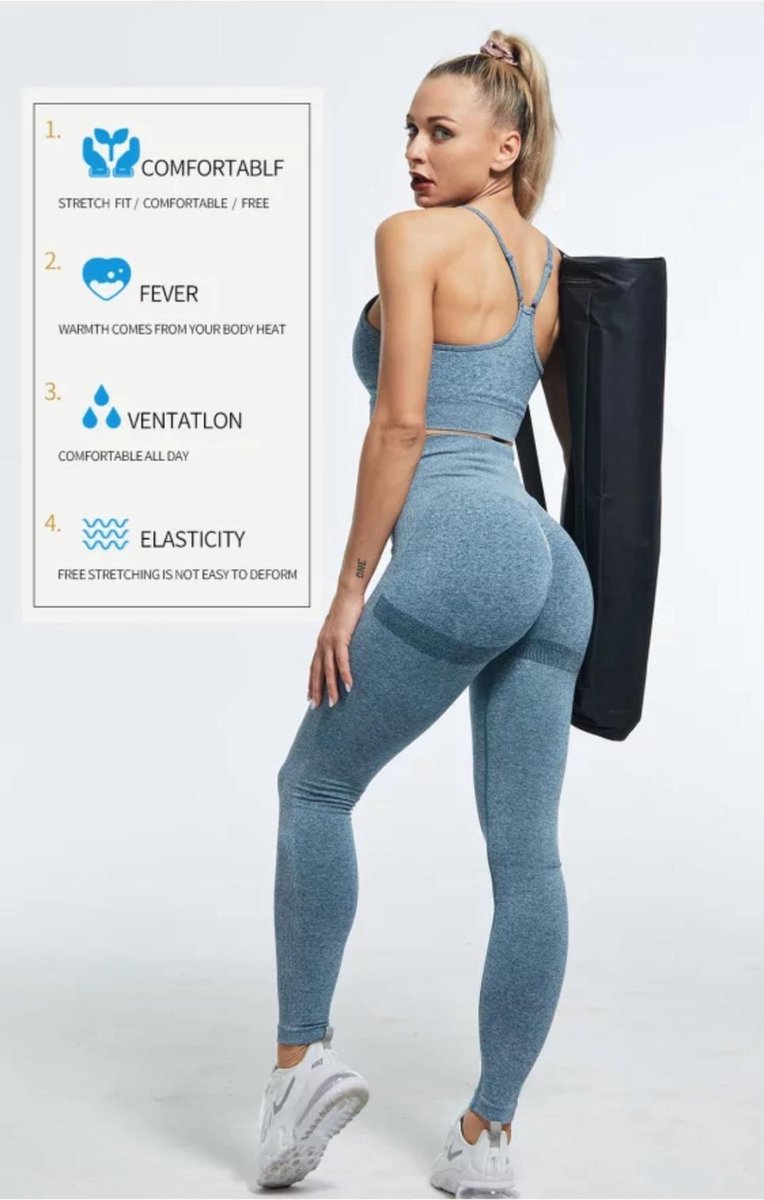 Acheter SALSPOR femmes Push Up Leggings taille haute pantalon élastique  Fitness entraînement serré vêtements de sport