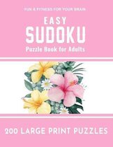 Easy Sudoku Puzzle Book for Adults