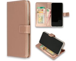 HB Hoesje Geschikt voor Nokia G20 - Rosegoud - Portemonnee Book Case met Pasjeshouder en Magneetlipje