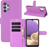 Coverup Book Case - Samsung Galaxy A32 5G Hoesje - Paars