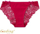 Gading® Sexy Dames Onderbroeken Zomer - lace Ondergoed- Kant Slips -2 pack- wijn - M