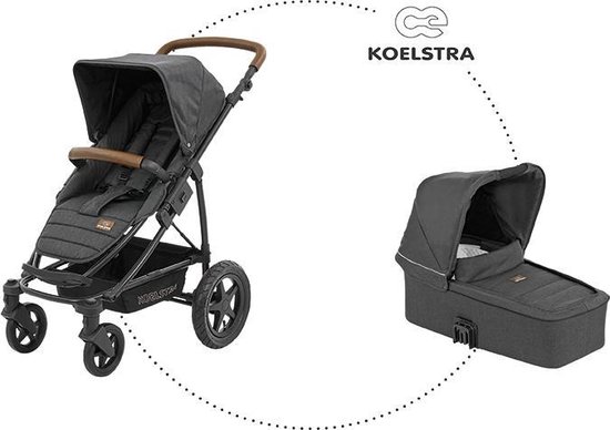 Product: Kinderwagen Combi Koelstra - Denim Black, van het merk Koelstra