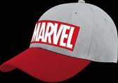 Marvel - Marvel Logo Baseball Cap Grijs en rood