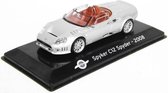 Spyker C12 Spyder 2008 (Zilver) (10 cm) 1/43 Atlas - Modelauto - Schaalmodel - Model auto - Miniatuurauto - Miniatuur autos