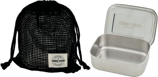 Yummii Yummii - Bento Lunchbox - Medium - 1 - RVS - Stainless Steel