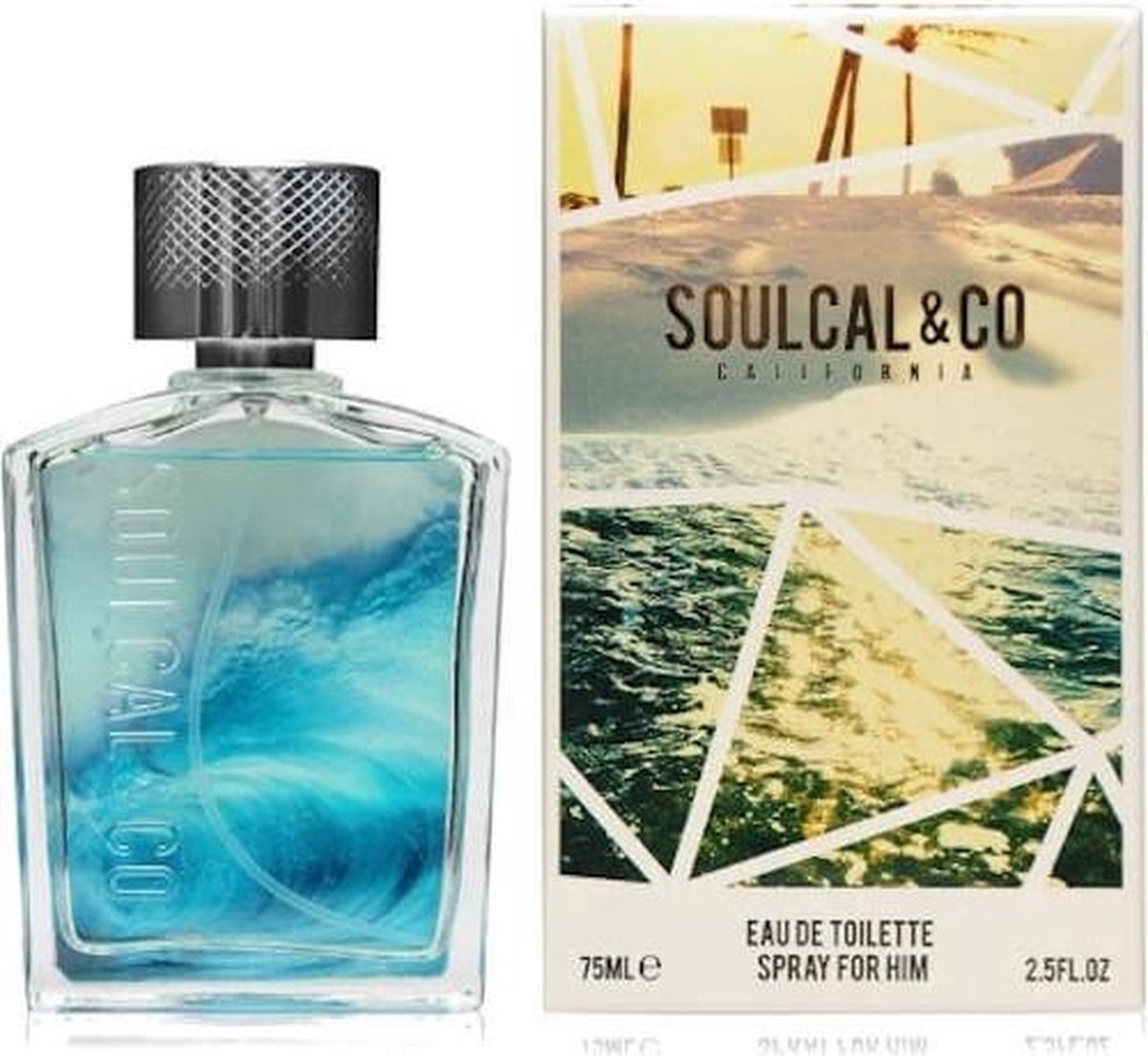 Soulcal & Co California | Eau de Toilette Spray For Men 75ml| Blue