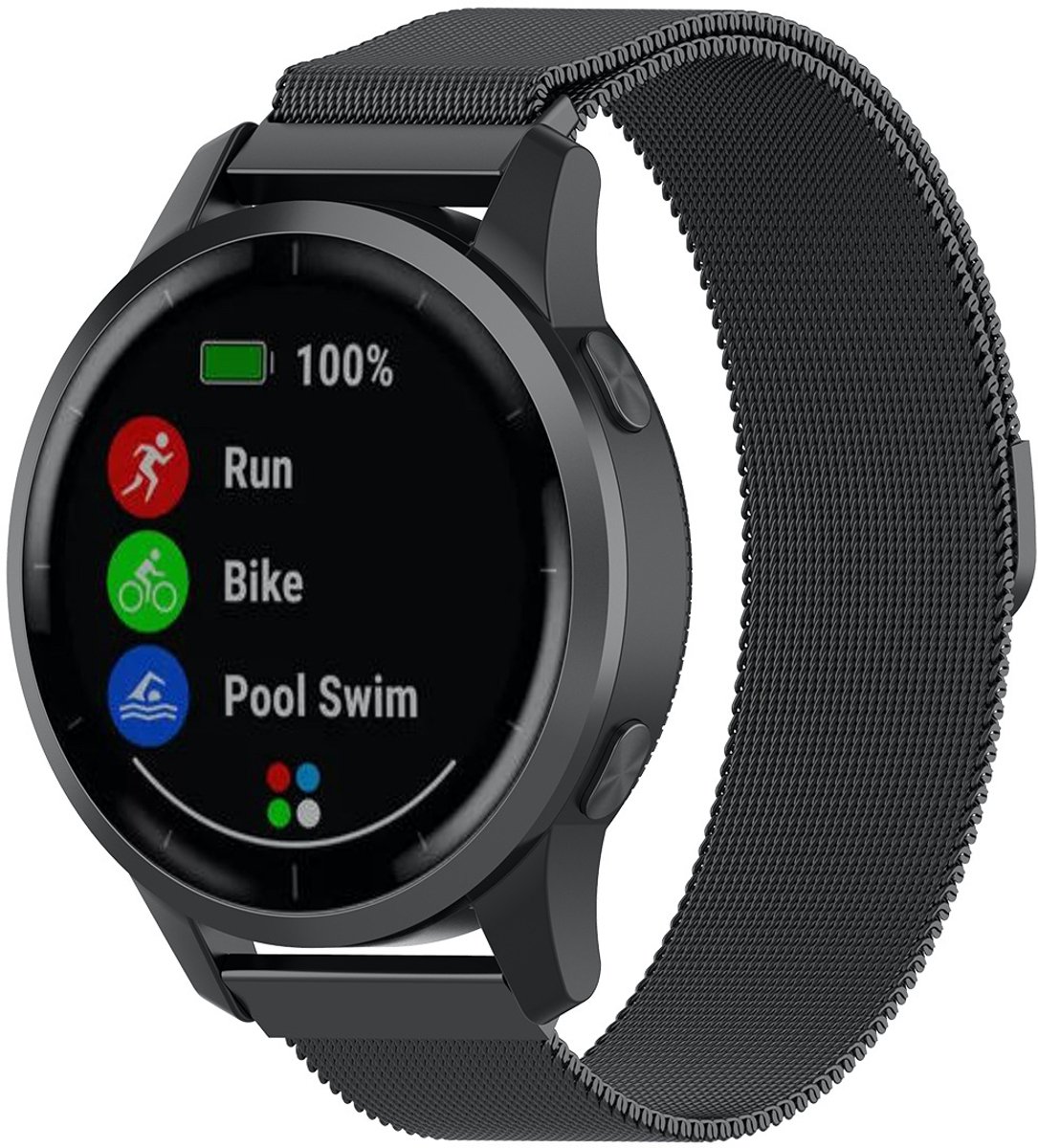 Samsung Galaxy Watch milanese band - zwart