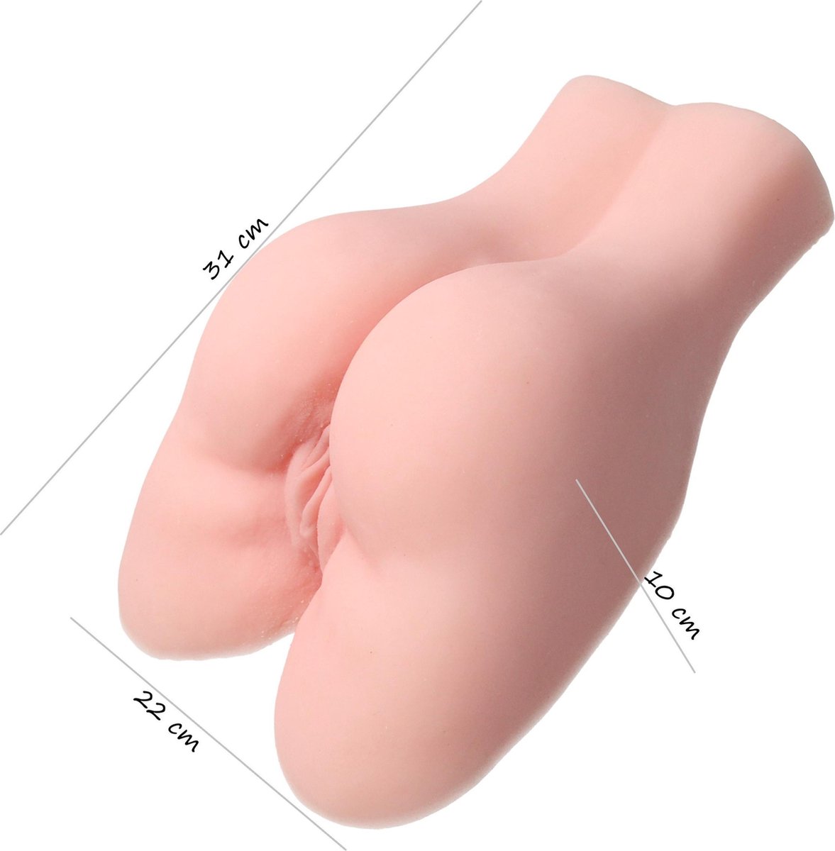 Fondlove masturbator ‒ Sex Doll Realistische Kont ‒ Sexpop torso 31cm bol