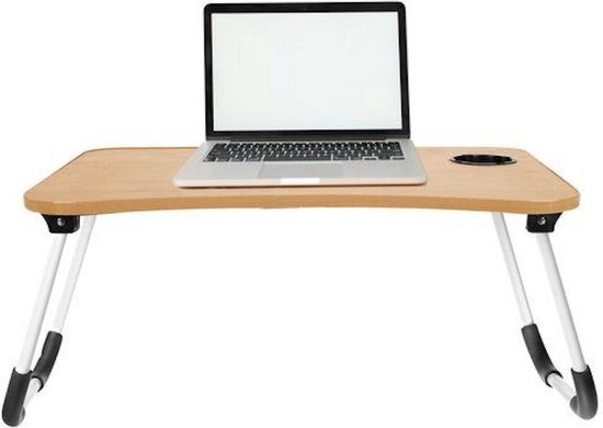EASTWALL Laptoptafel – laptoptafel bijzettafel – laptoptafel inklapbaar – computertafel – kunststof