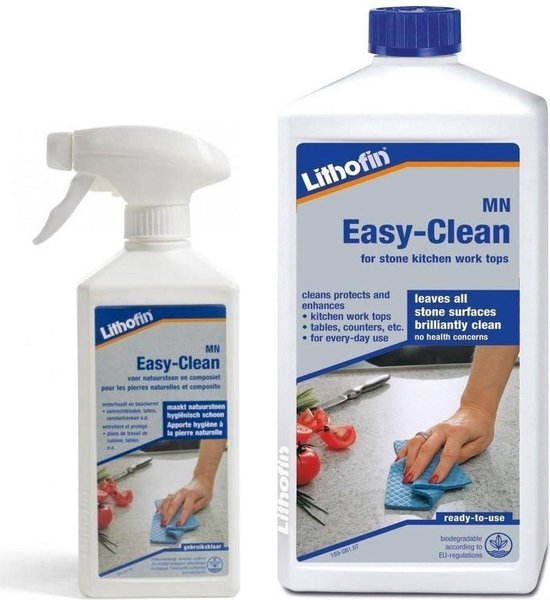 Lithofin MN Easy Clean - 1L Navulling + 500ml Sprayflacon - Voordeelpack