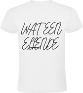 Wat een ellende Heren t-shirt | Wit