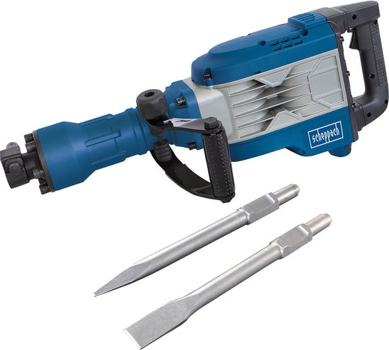 Scheppach AB1900 Breekhamer - Sloophamer - 60J - Incl. 2 beitels + koffer