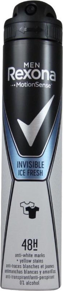 Rexona Invisible Ice Fresh Men Deo Spray 200 Ml