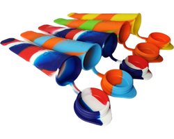 ijsvormpjes Calippo - 5 stuks - De beste ijsvormpjes - icesqueezeitup - - betere kwaliteit, Nederlandse kleuren, gratis recepten. keurmerk-logo
