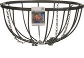 Hanging basket smeedijzer zwart incl. ketting H20xØ35cm