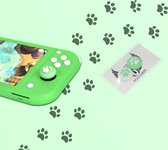 Holy grips - Nintendo switch thumb grips - switch lite - Cat paw - Groen wit mix