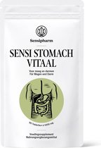 Sensipharm Sensi Stomach Vitaal - Voedingssupplement voor Maag en Darmen, bij Diarree, Opgeblazen gevoel, Overgeven, Buikkramp - Natuurlijk - 90 Tabletten à 1000 mg
