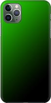 Apple iPhone 11 Pro Max - Hard Case - Deluxe - Fully Printed - Zwart Groen