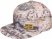 Locked Up First Cut Street Art Snapback Cap S