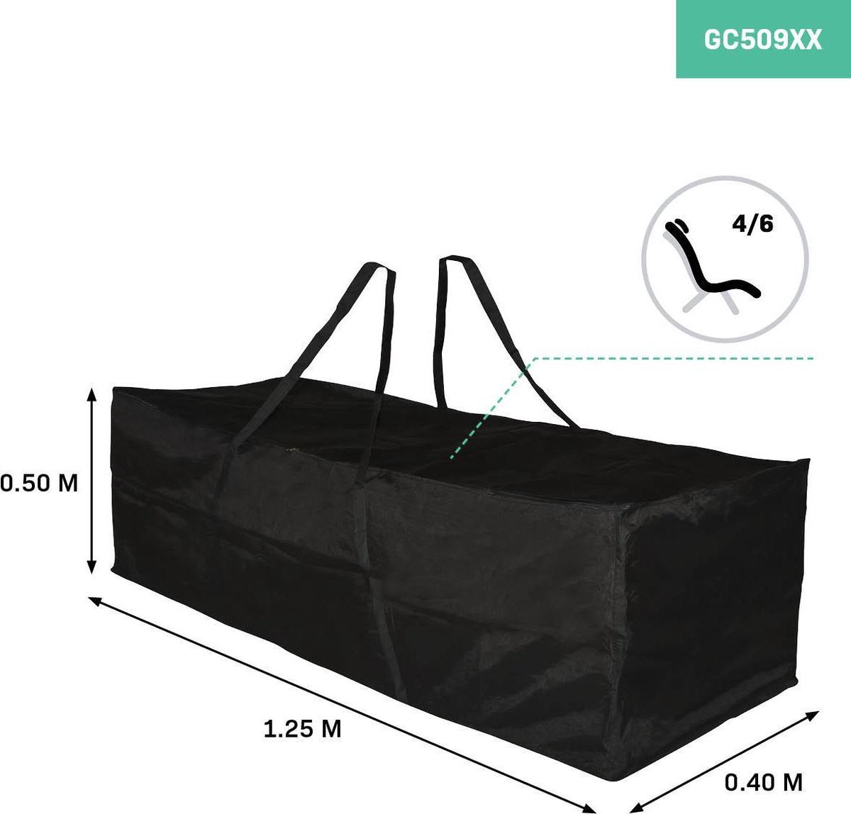 VONROC VONROC Premium Opbergtas Tuinkussens - afbeelding 2